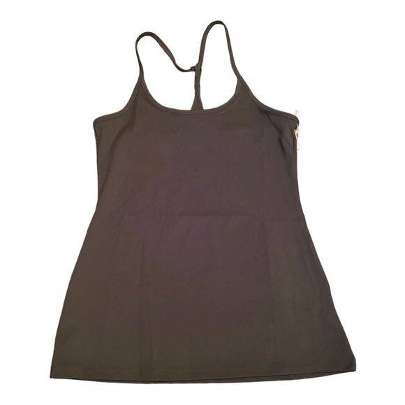 H HALSTON Y-BACK TOP black - Picture 3 of 11